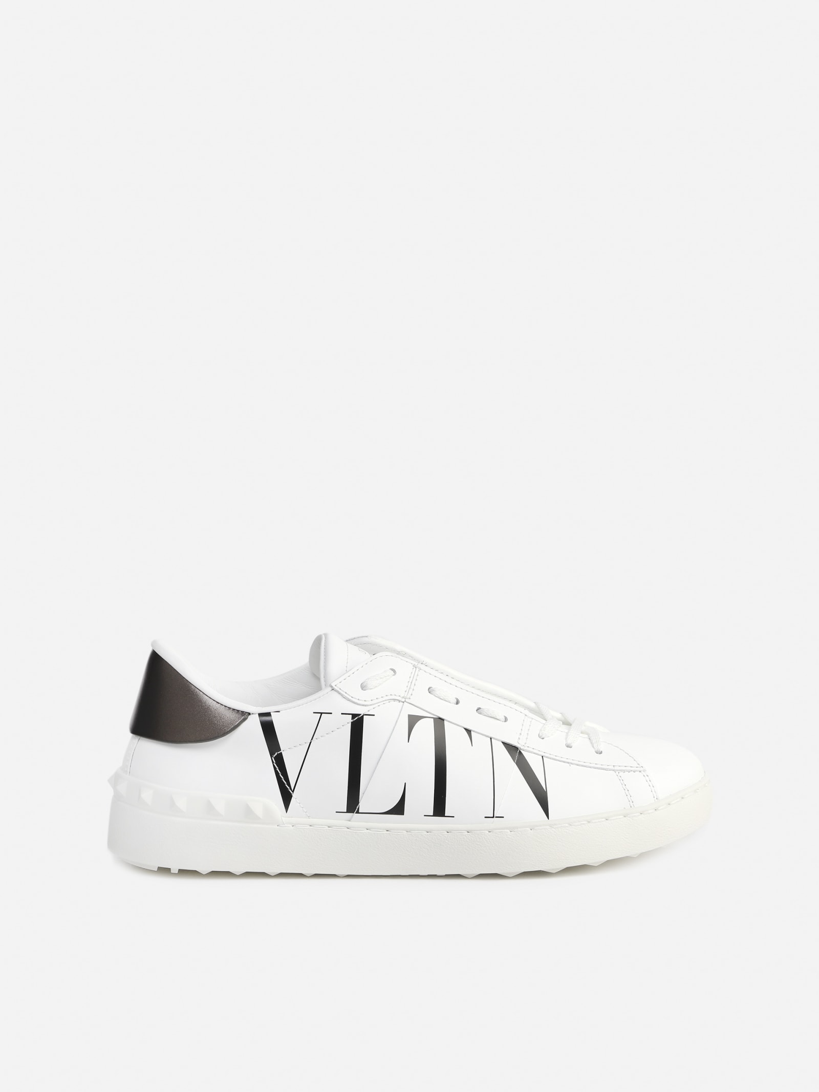 Valentino Garavani Open Sneakers In Leather With Contrasting Monogram