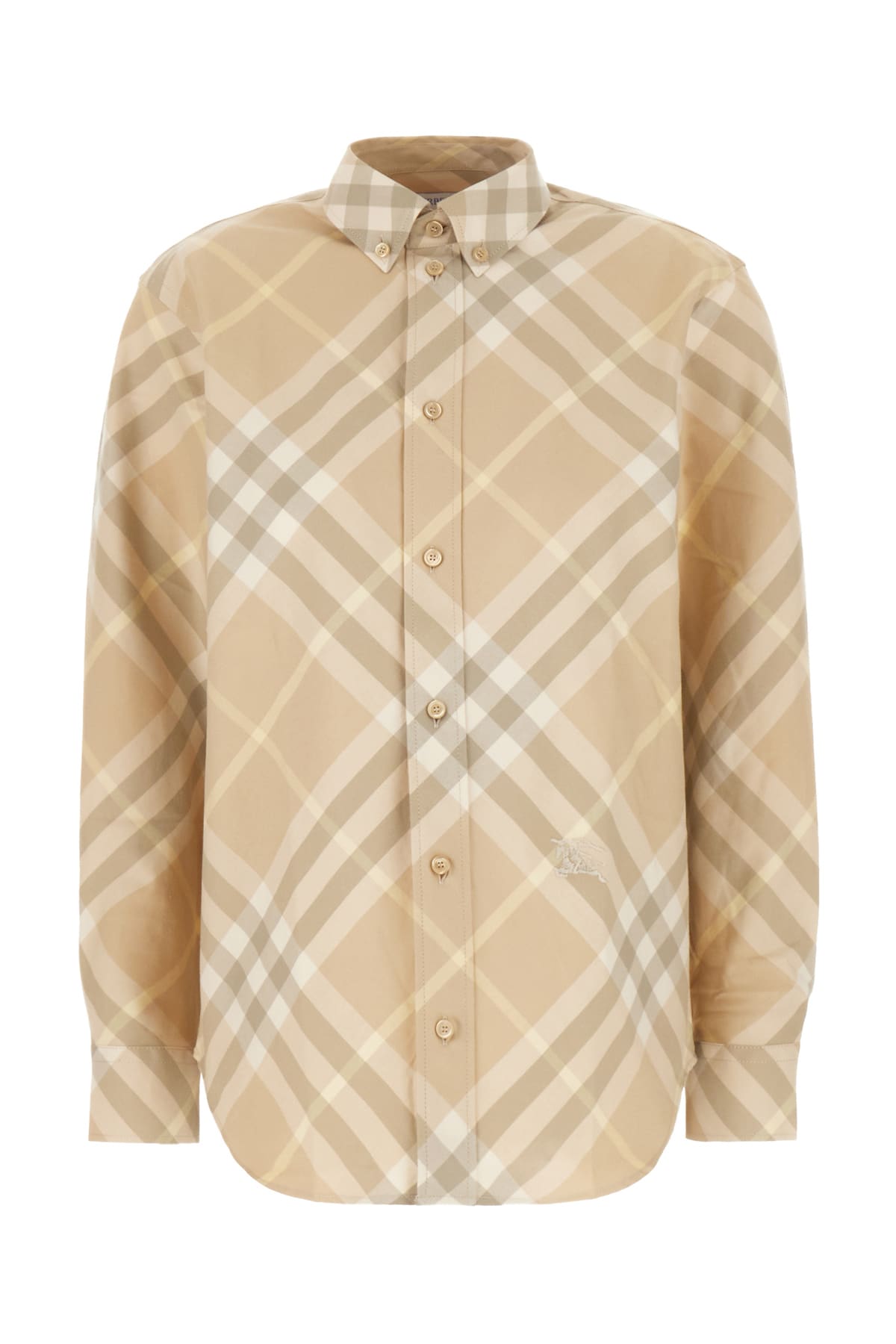 Burberry Button-down Checked Shirt In Check