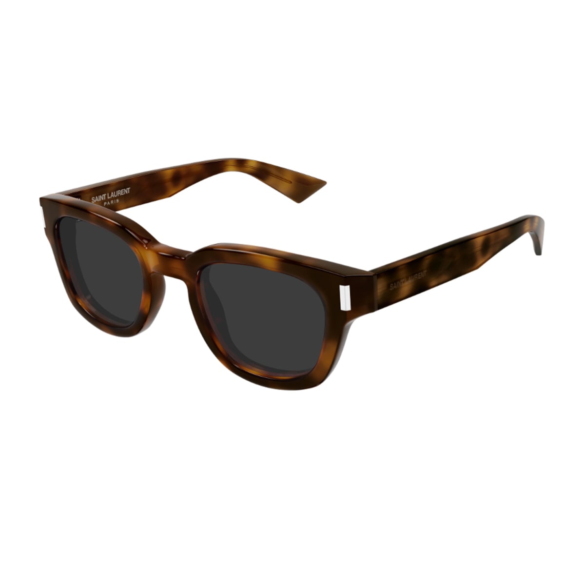 Saint Laurent Sl 838 Linea Corner Angle 006 Havana Grey Sunglasses In Brown