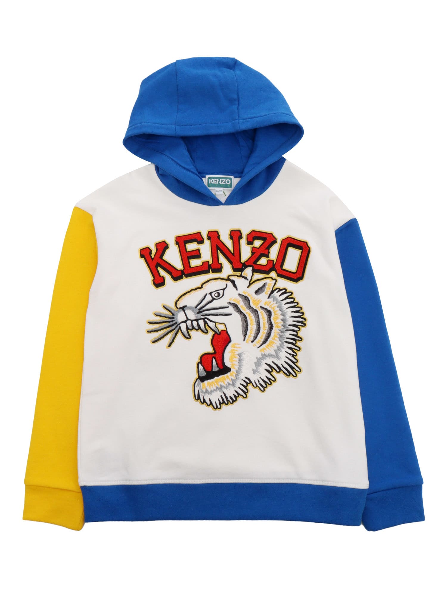 Shop Kenzo Hoody Sweatshirt In White