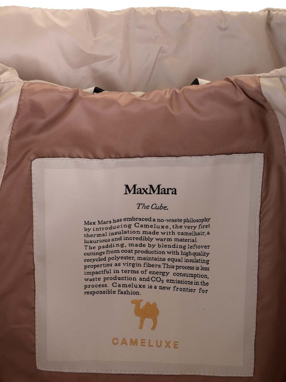 Max Mara The Cube Greengo Jackets Beige In Purple