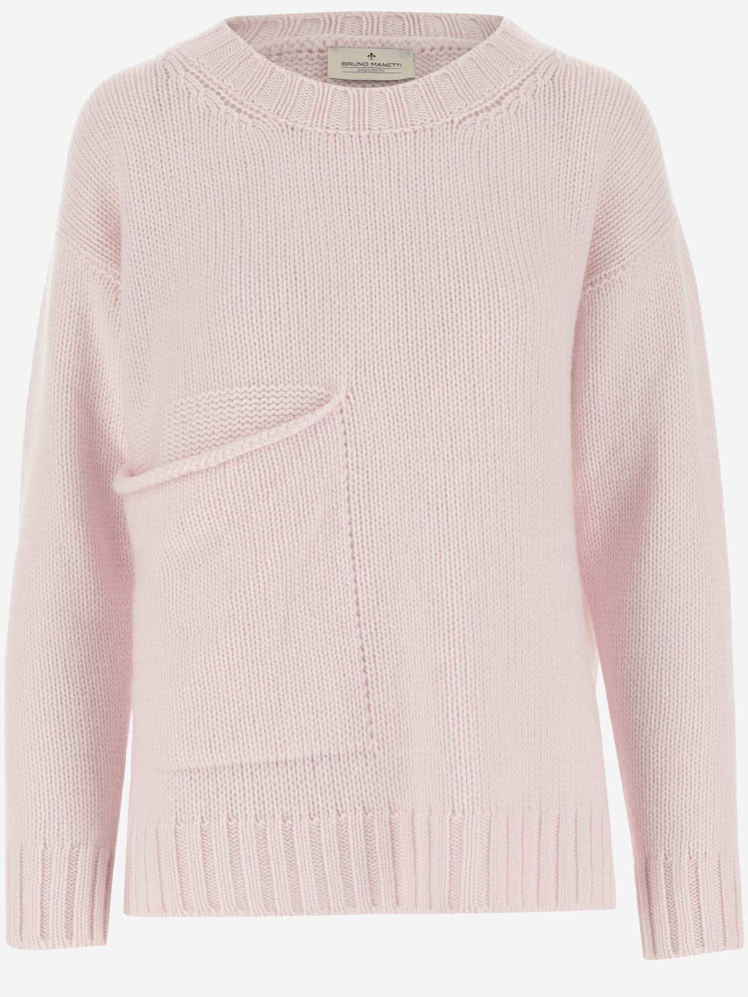 Bruno Manetti Cashmere Sweater In Pink