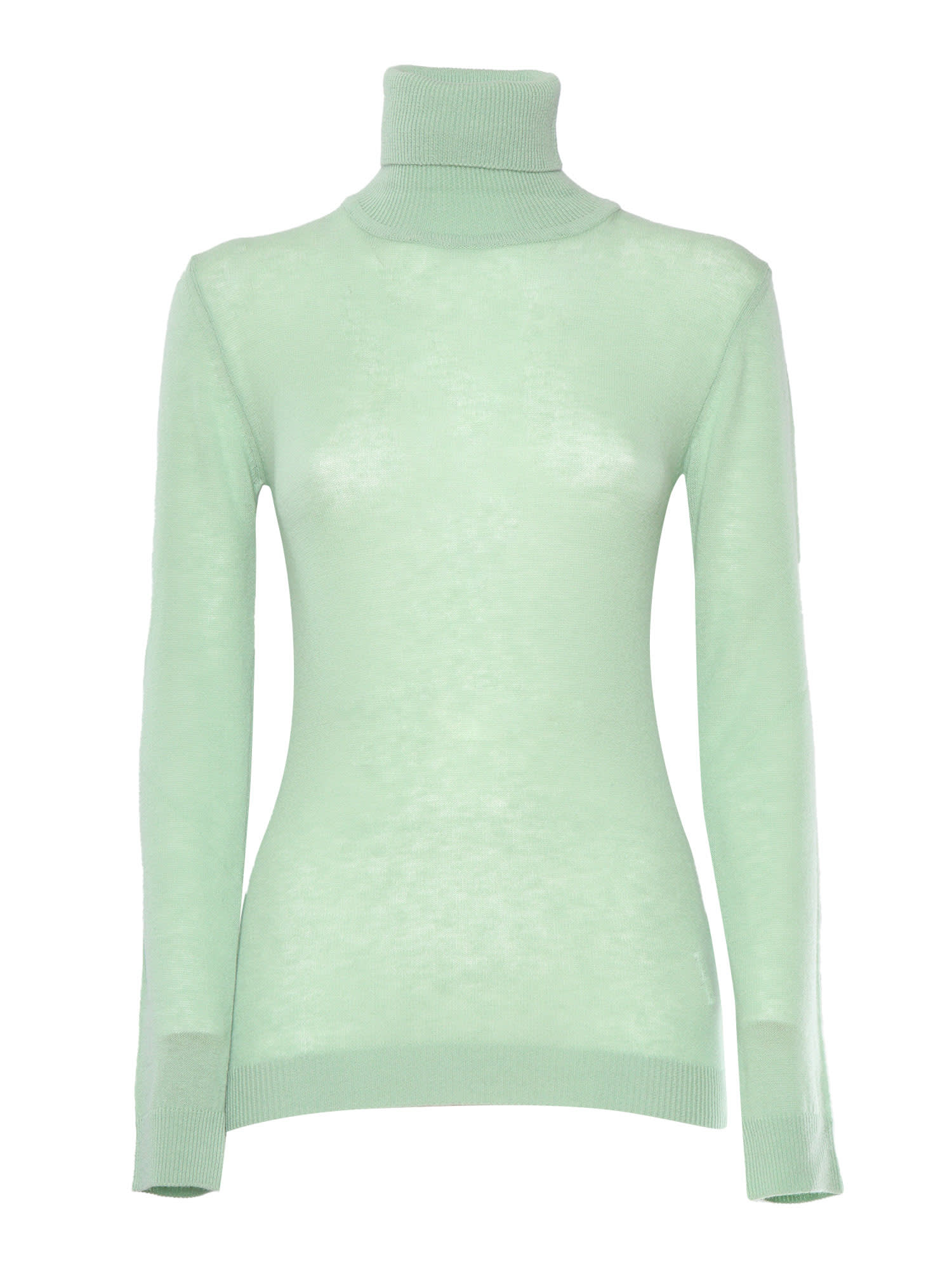 Shop Ermanno Ermanno Scervino Turtleneck Sweater In Green