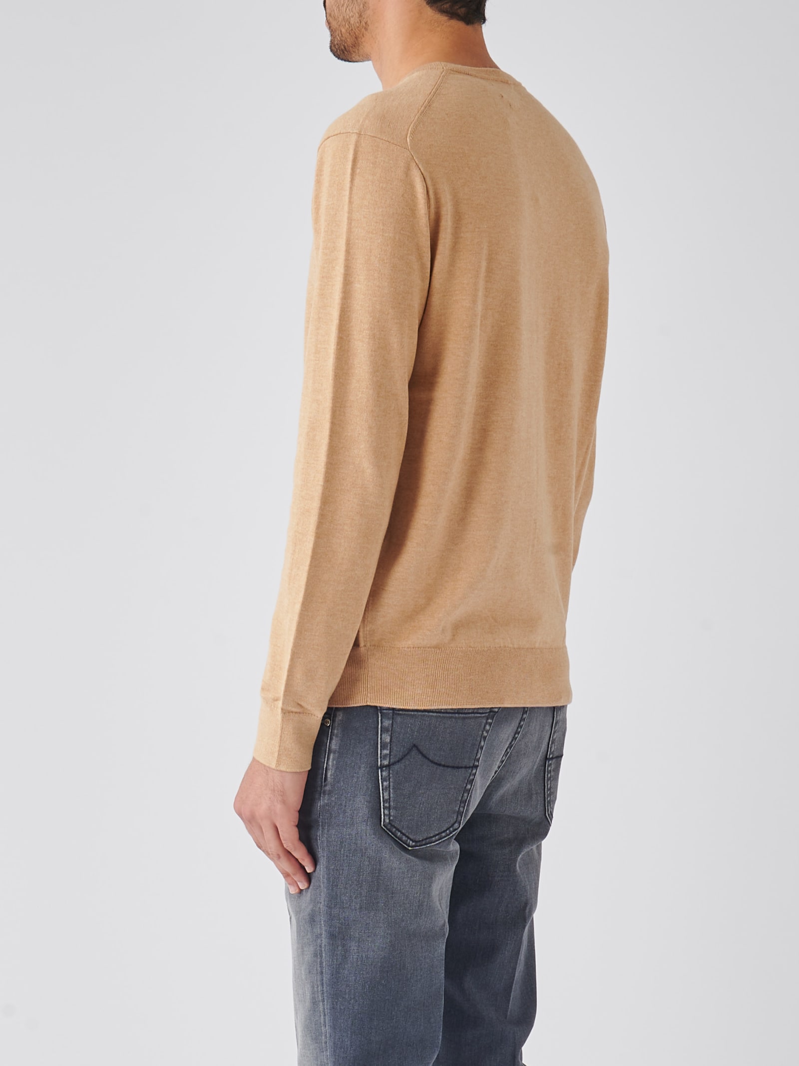 Shop Polo Ralph Lauren Short Sleeve Sweater Sweater In Cammello
