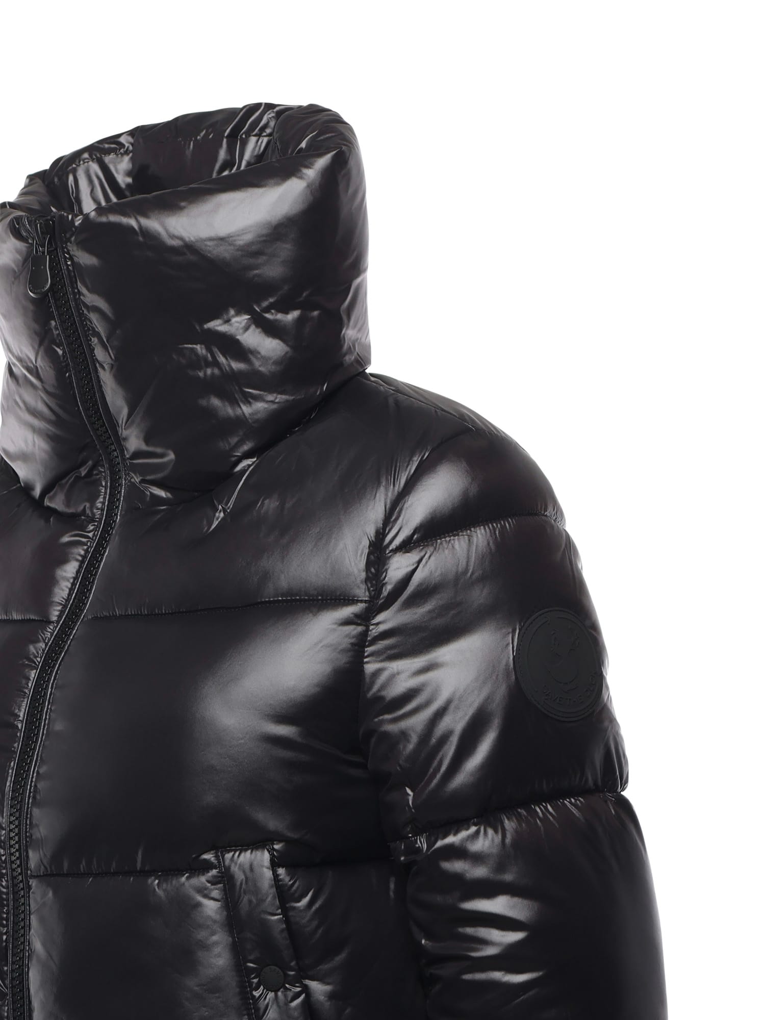 Save The Duck Alexis Nylon Down Jacket In Black