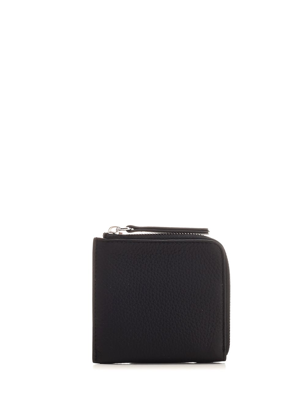 Shop Maison Margiela Zip Around Wallet In Black