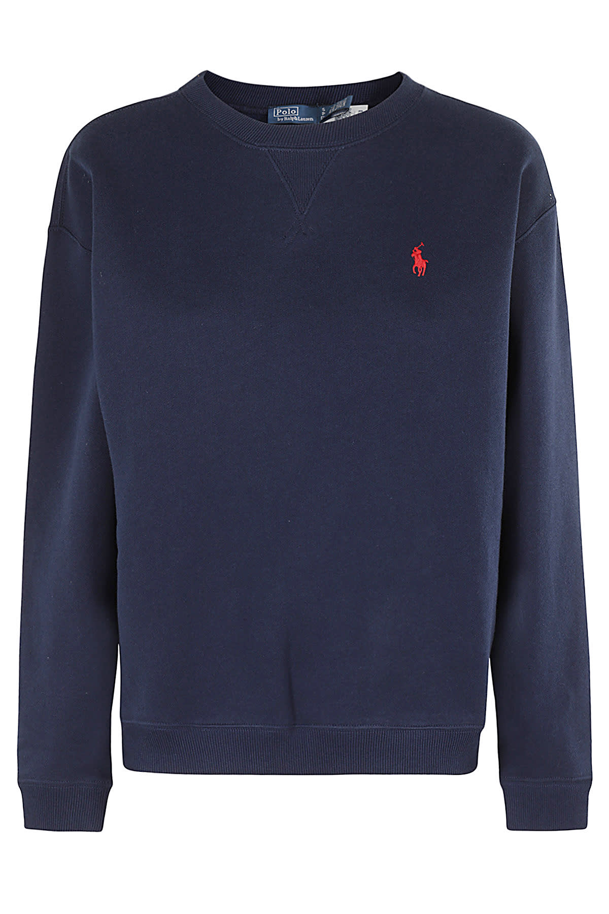 Shop Polo Ralph Lauren Sweatshirt In Navy