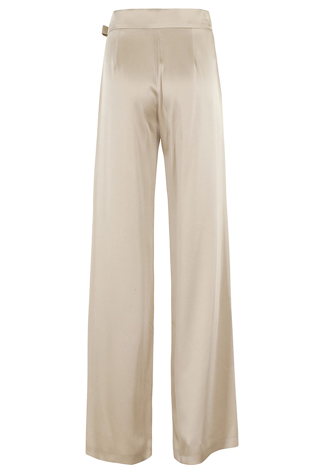 Shop Herno Pantaloni Casual Satin In Chantilly