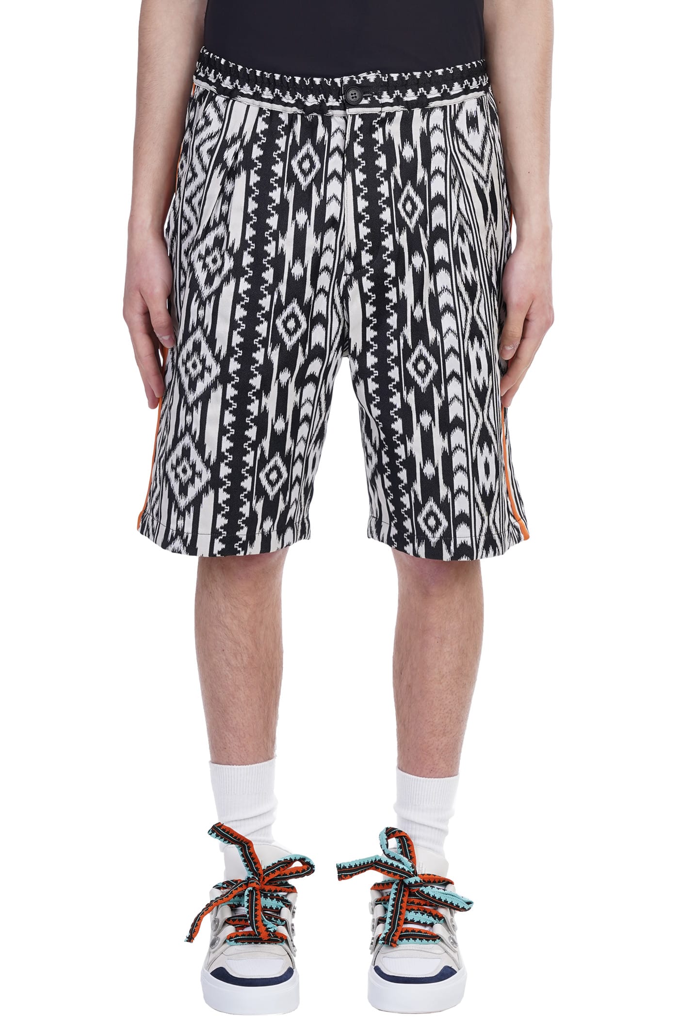 Marcelo Burlon Shorts In Black Polyester