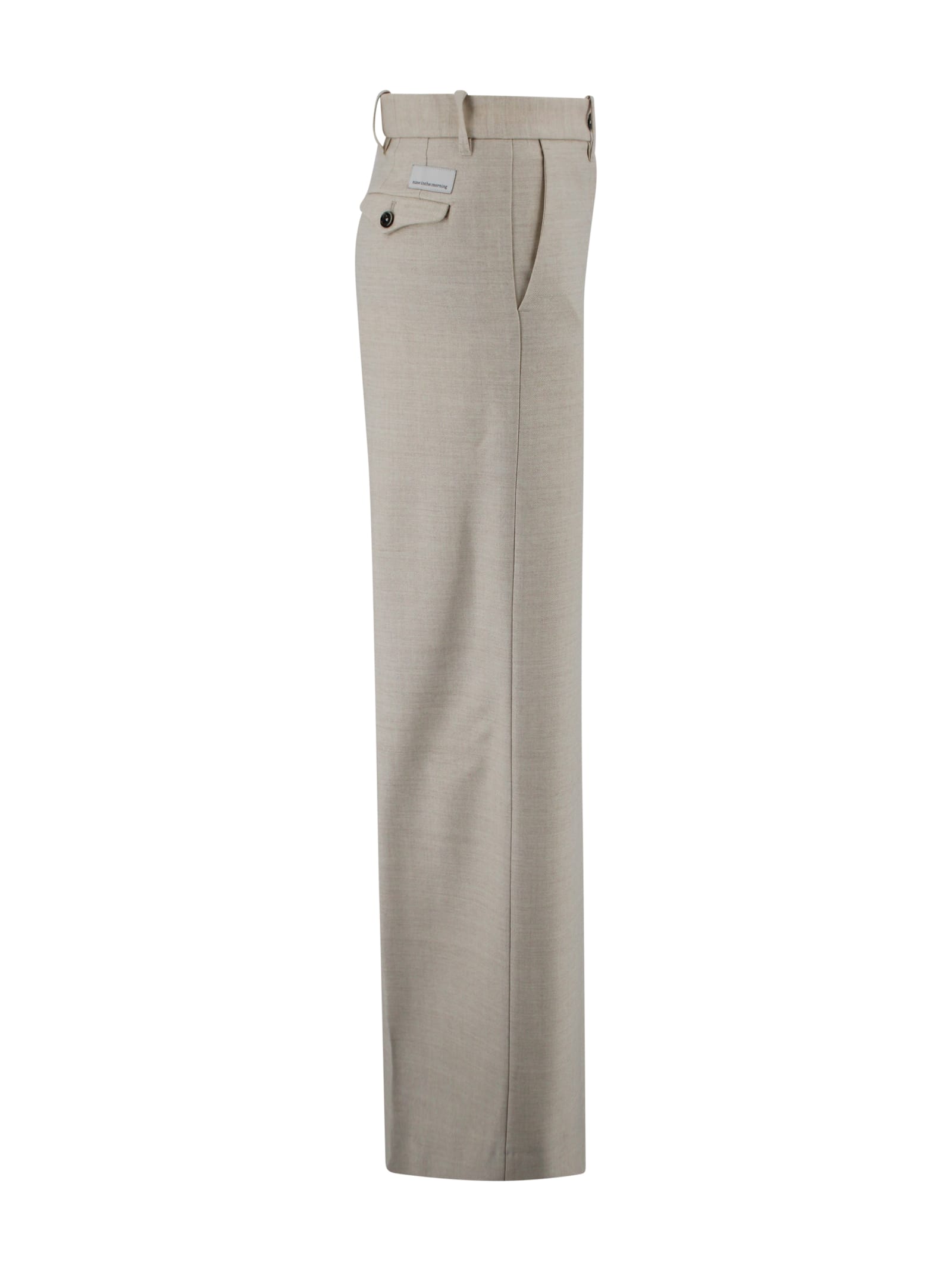 Nine In The Morning Trousers In Neutral