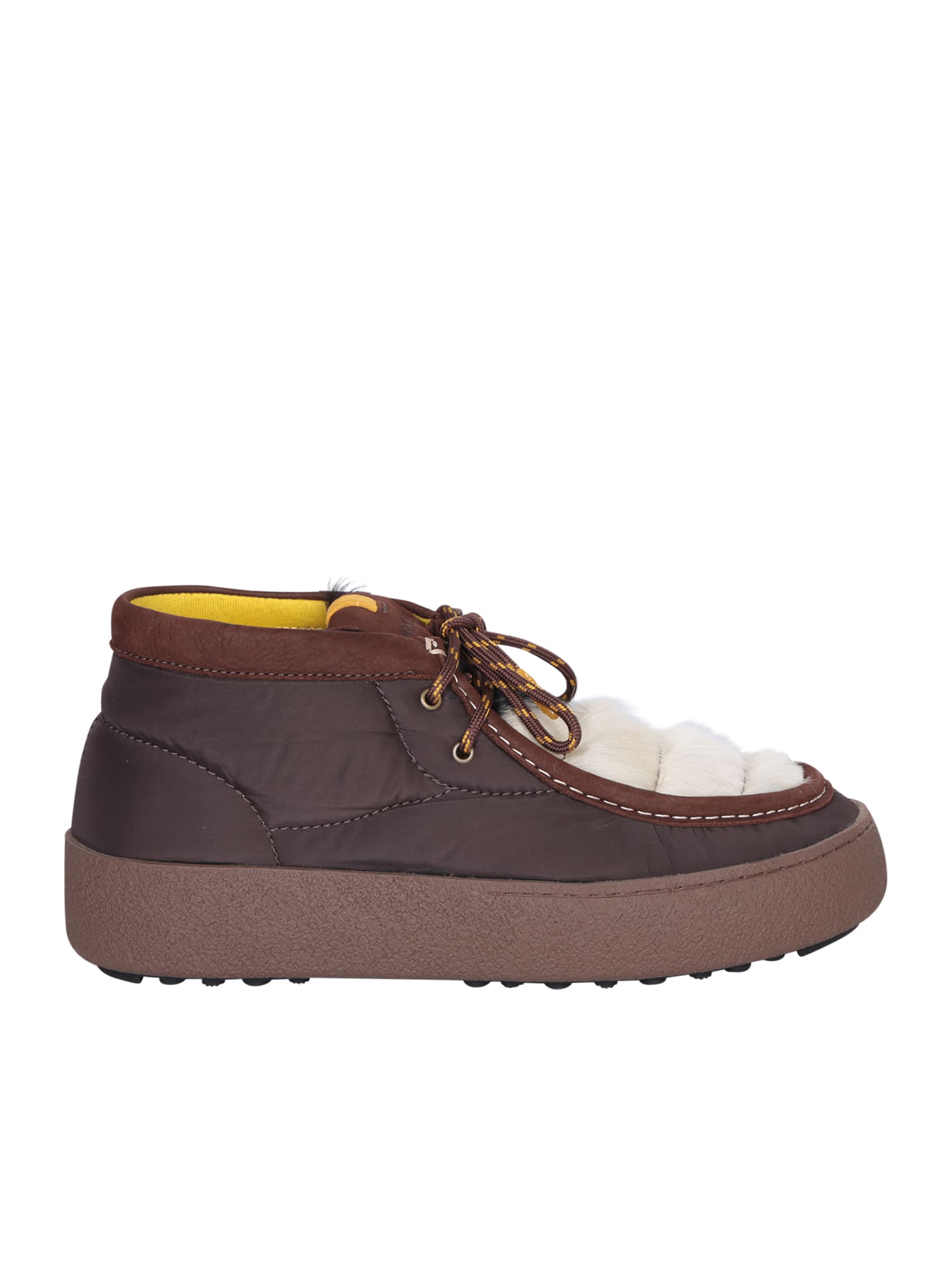 Moon Boot Mtrack Mid Pony Brown In Black