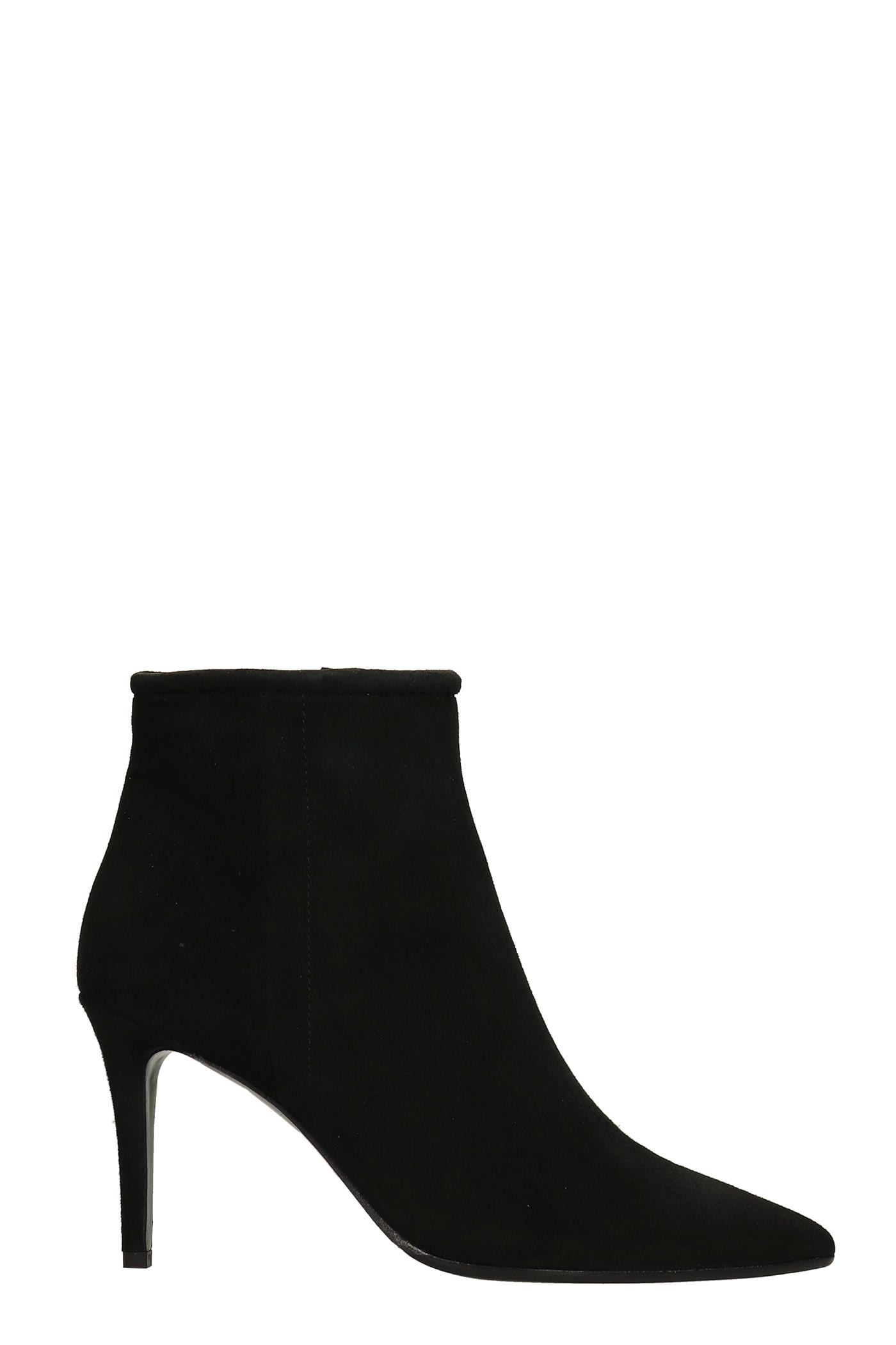 Fabio Rusconi High Heels Ankle Boots In Black Suede