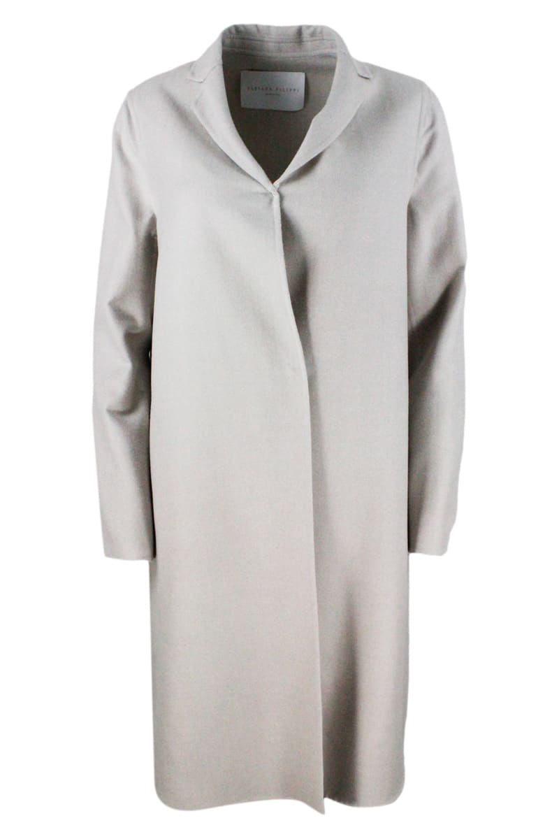 Fabiana Filippi Light Coat In Wool And Silk