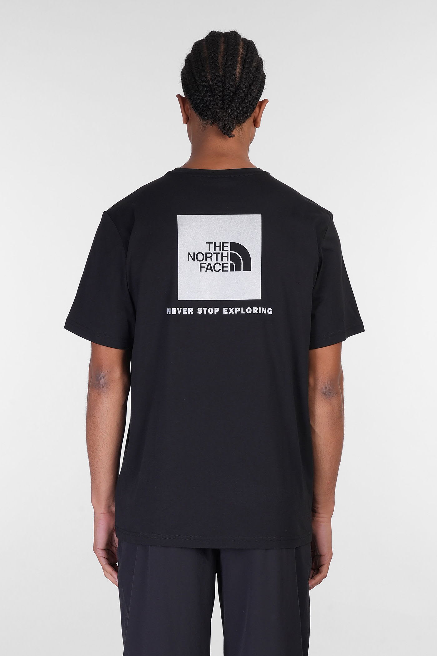 THE NORTH FACE SS REF BOX NSE TEE T-SHIRT IN BLACK COTTON