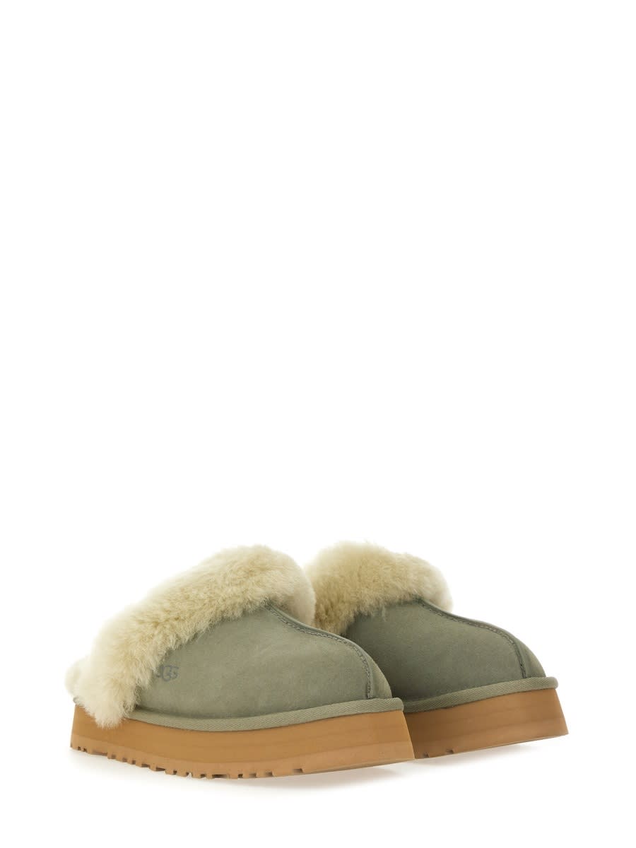 Ugg Autry Two-tone Leather Medalist Sneakers In Green