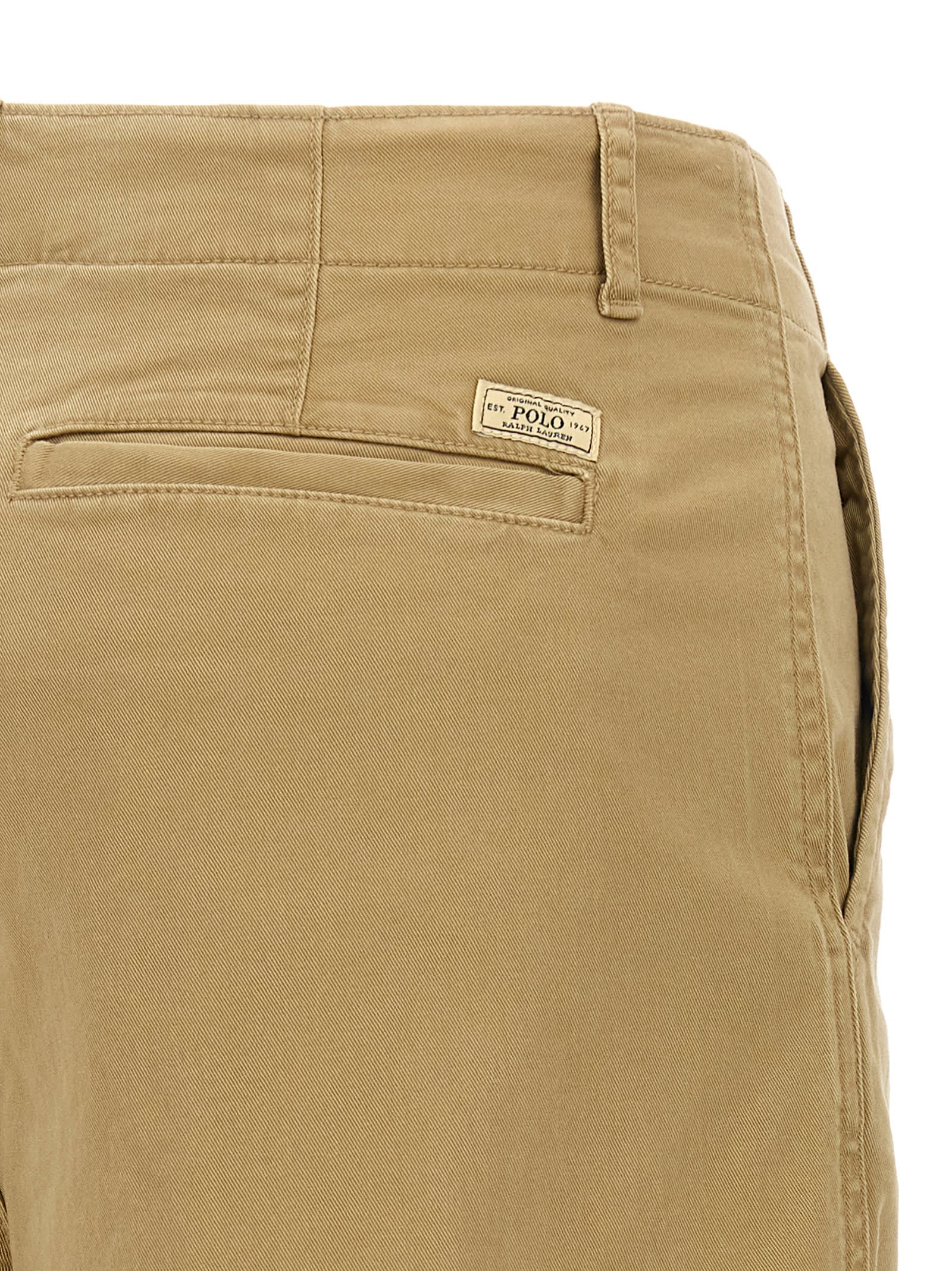 Polo Ralph Lauren Cropped Pants In Beige