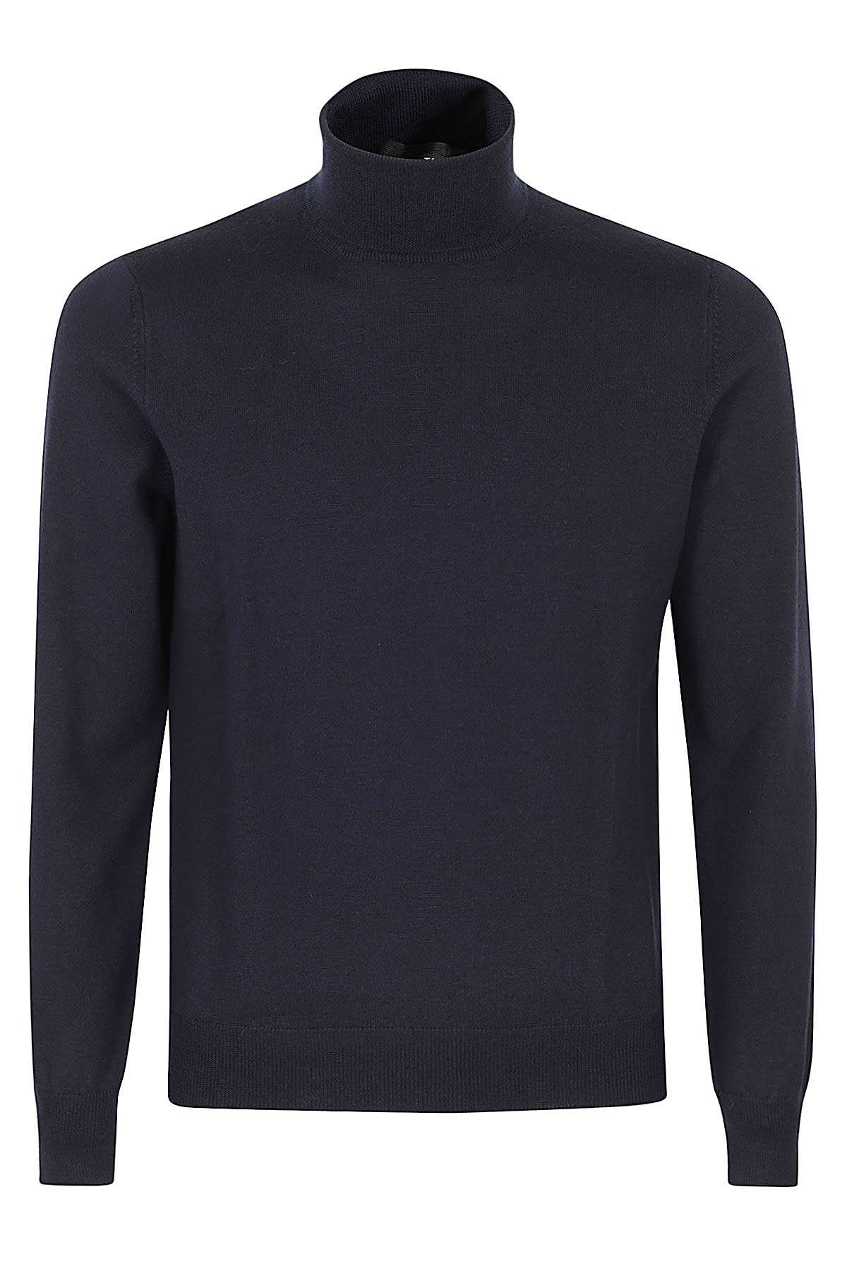 Tagliatore Turtleneck Virgin-wool Sweater In Blu