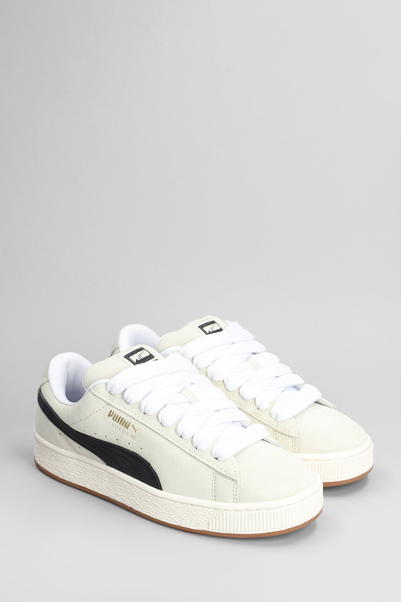 Puma Suede Xl Sneakers In Beige Suede In Beige