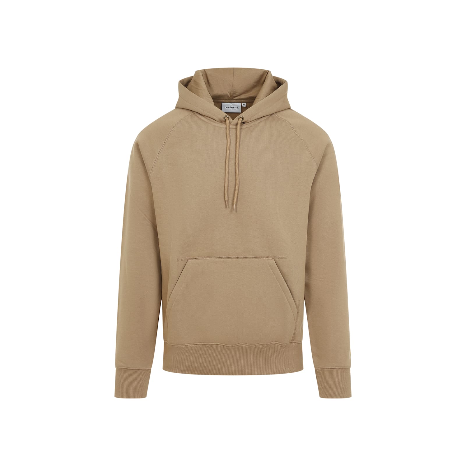 Carhartt Hooded Chase Sweat Camel In Peanut Gold