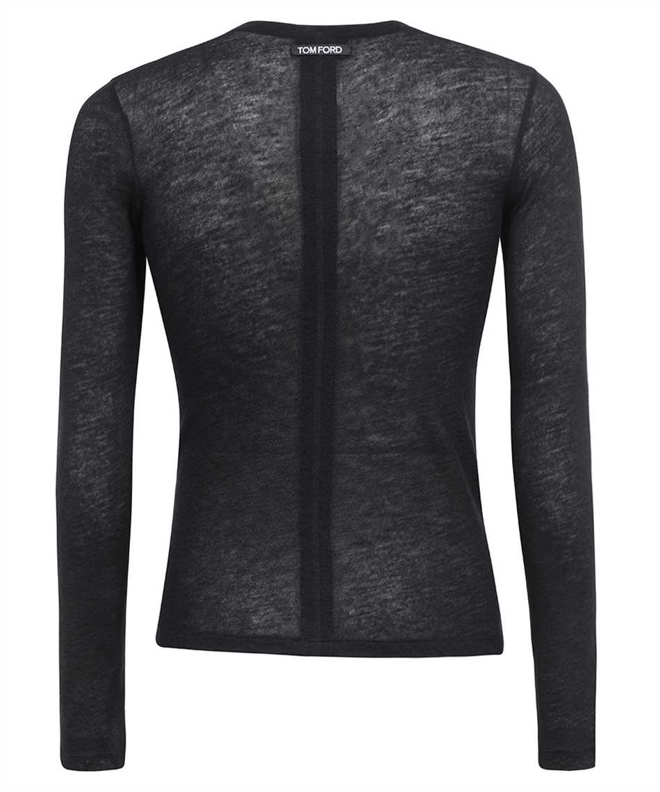 Shop Tom Ford Crew-neck Cashmere Sweater In Black