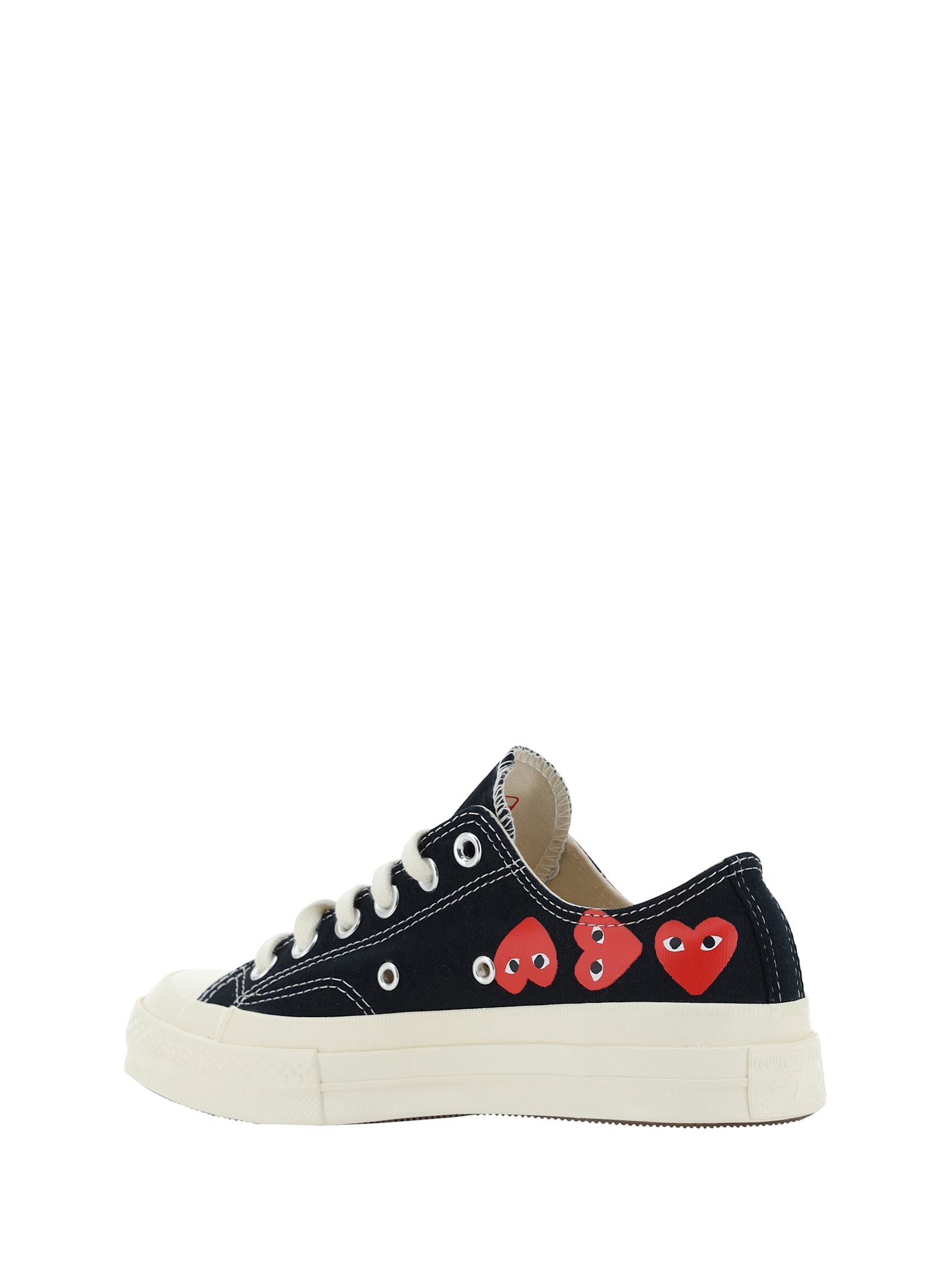 Comme Des Garçons Play X Converse Sneakers In Black