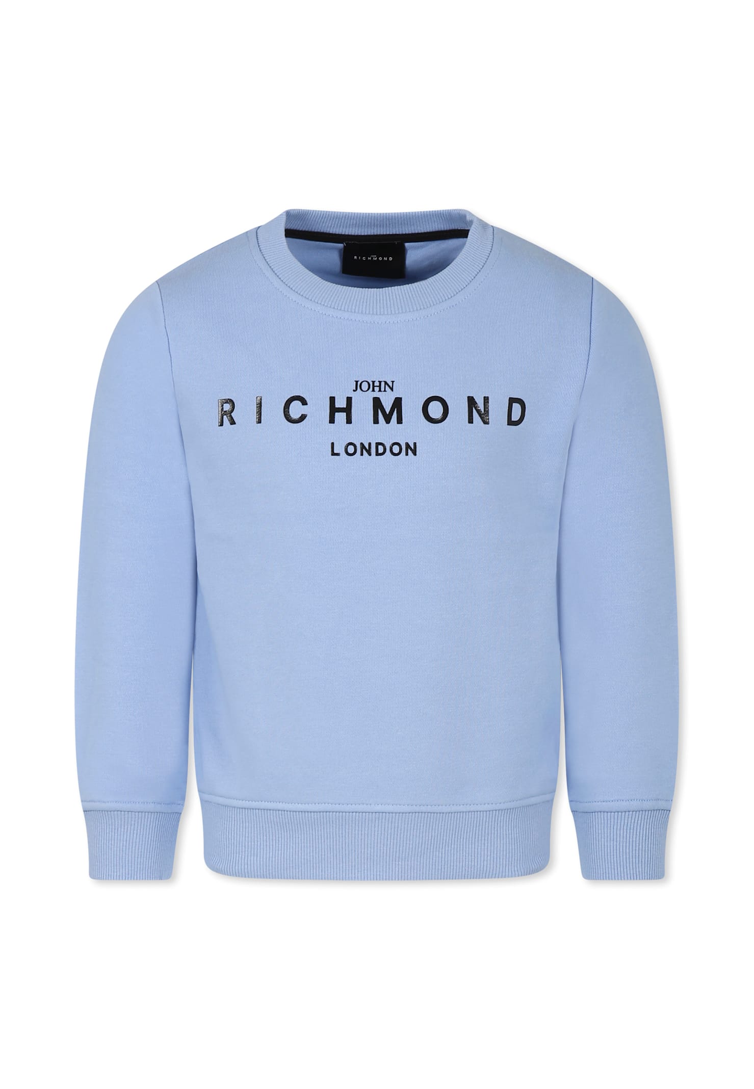 Richmond Blue Sweatshirt For Boy With Logo In Blue