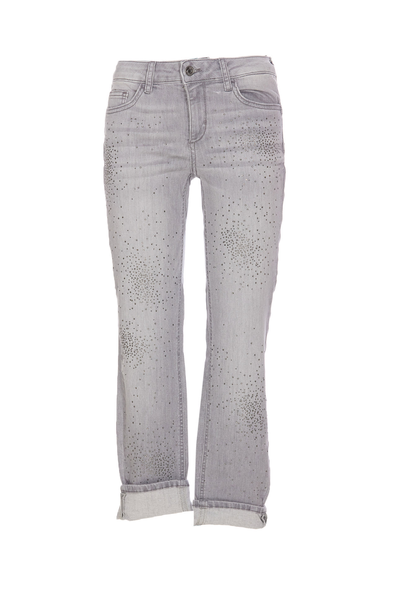 Liu-Jo Skinny Bottom Up Strass Jeans