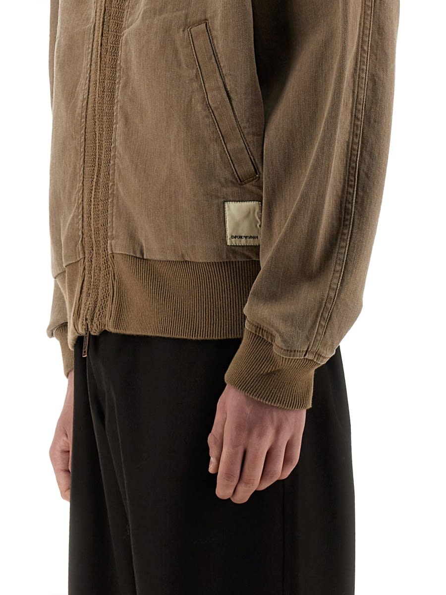 Emporio Armani Versatile And Stylish Jacket In Shitake