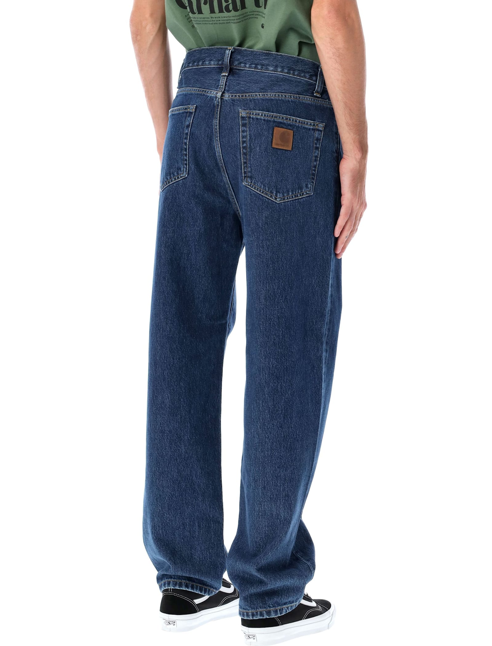 Carhartt Pants Wip Men Color Denim In Blue Stone Wash