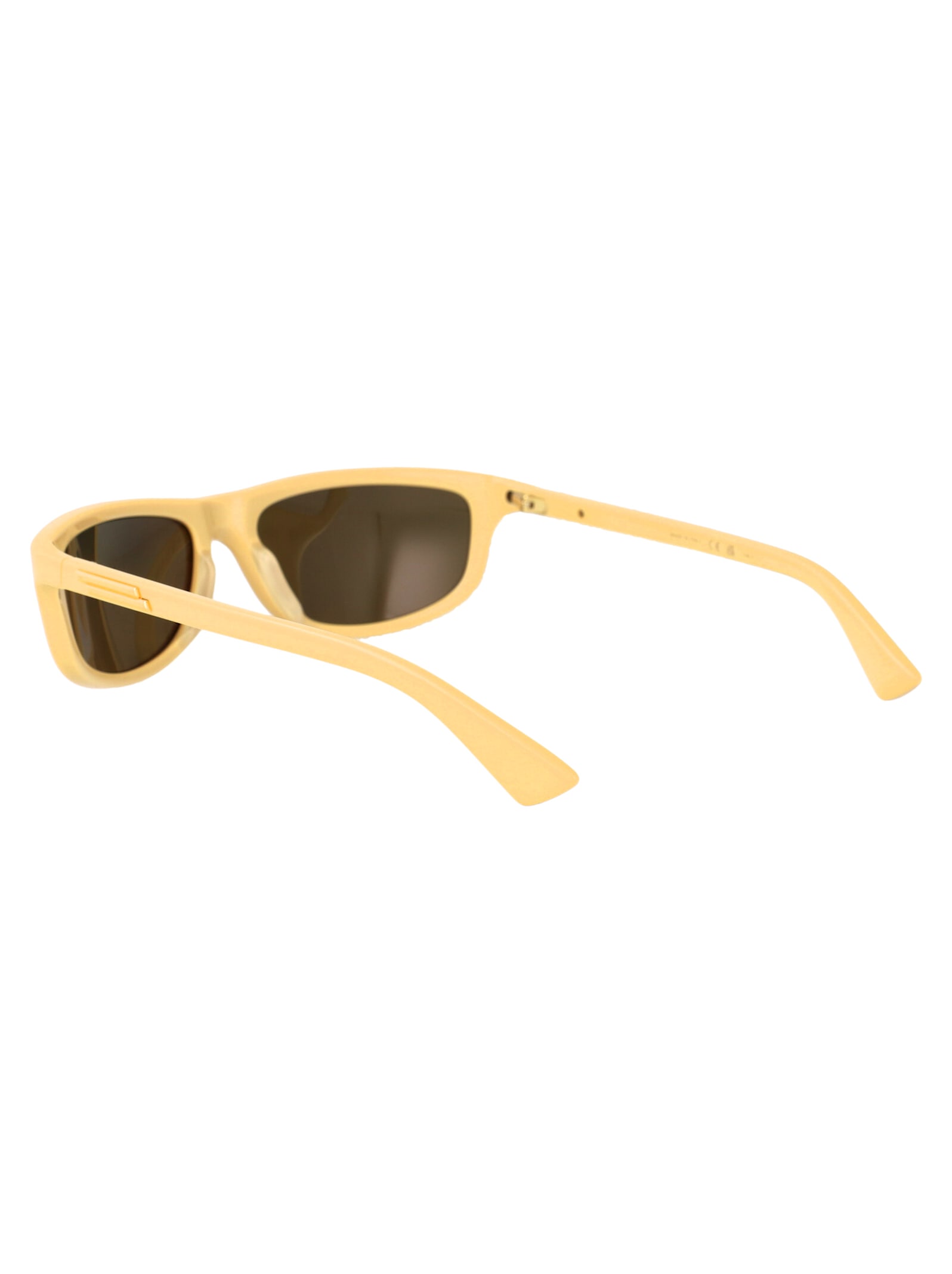 Bottega Veneta Bv1327s Sunglasses In Yellow-yellow-bronze