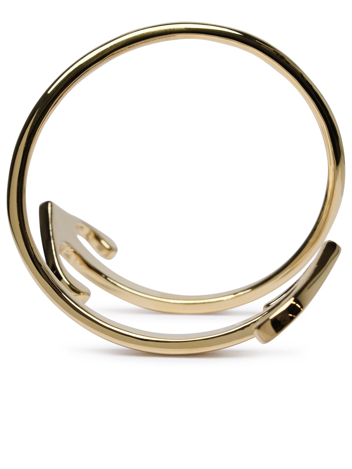 Shop Off-white Mono Arrow Gold Brass Bracelet