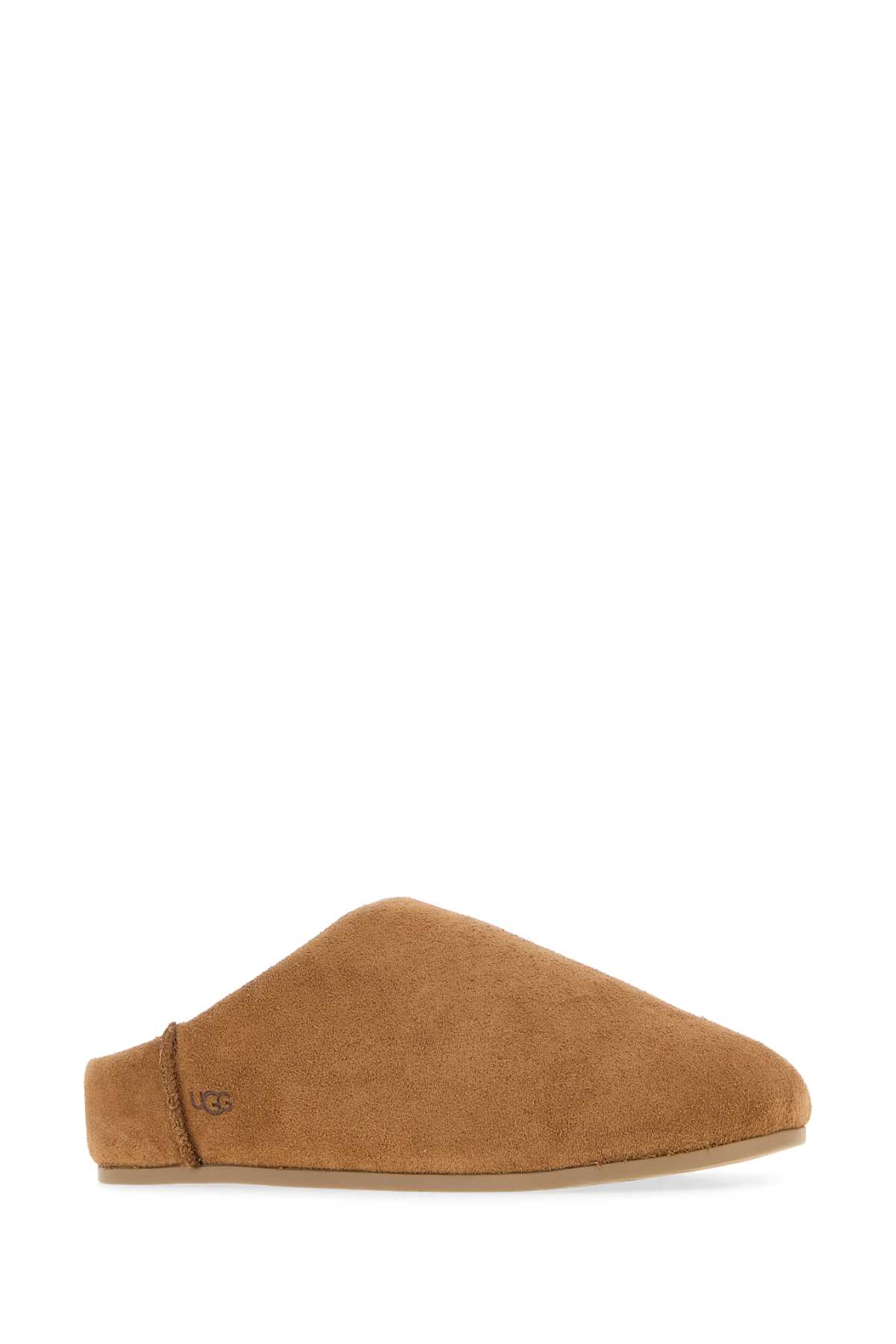 Ugg Suede Leather Slipper Boots In Brown