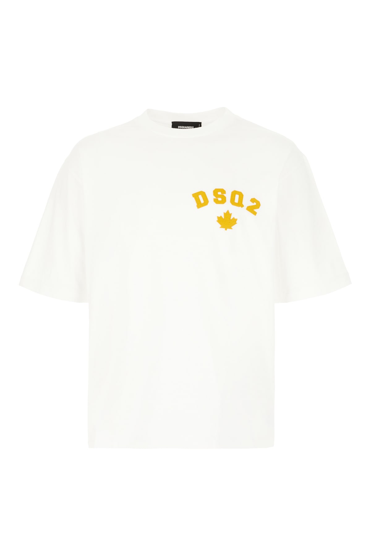 Dsquared2 White Cotton Oversize T-shirt