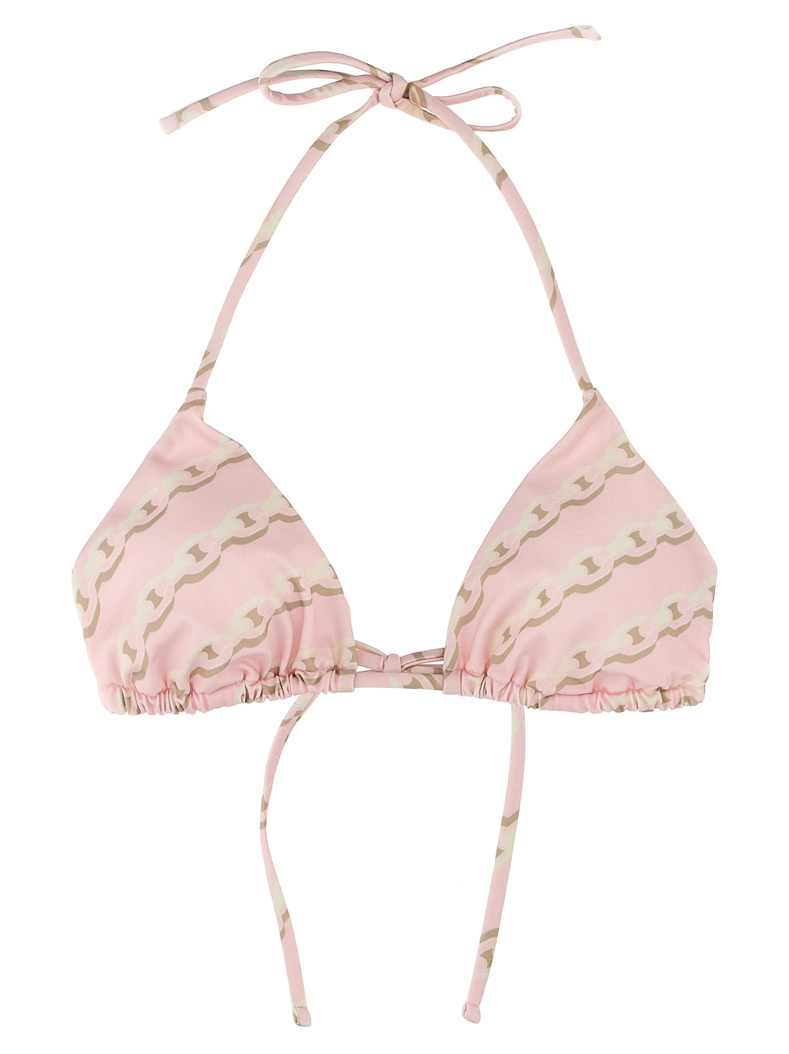Versace 'treasure' Bikini Top In Pink
