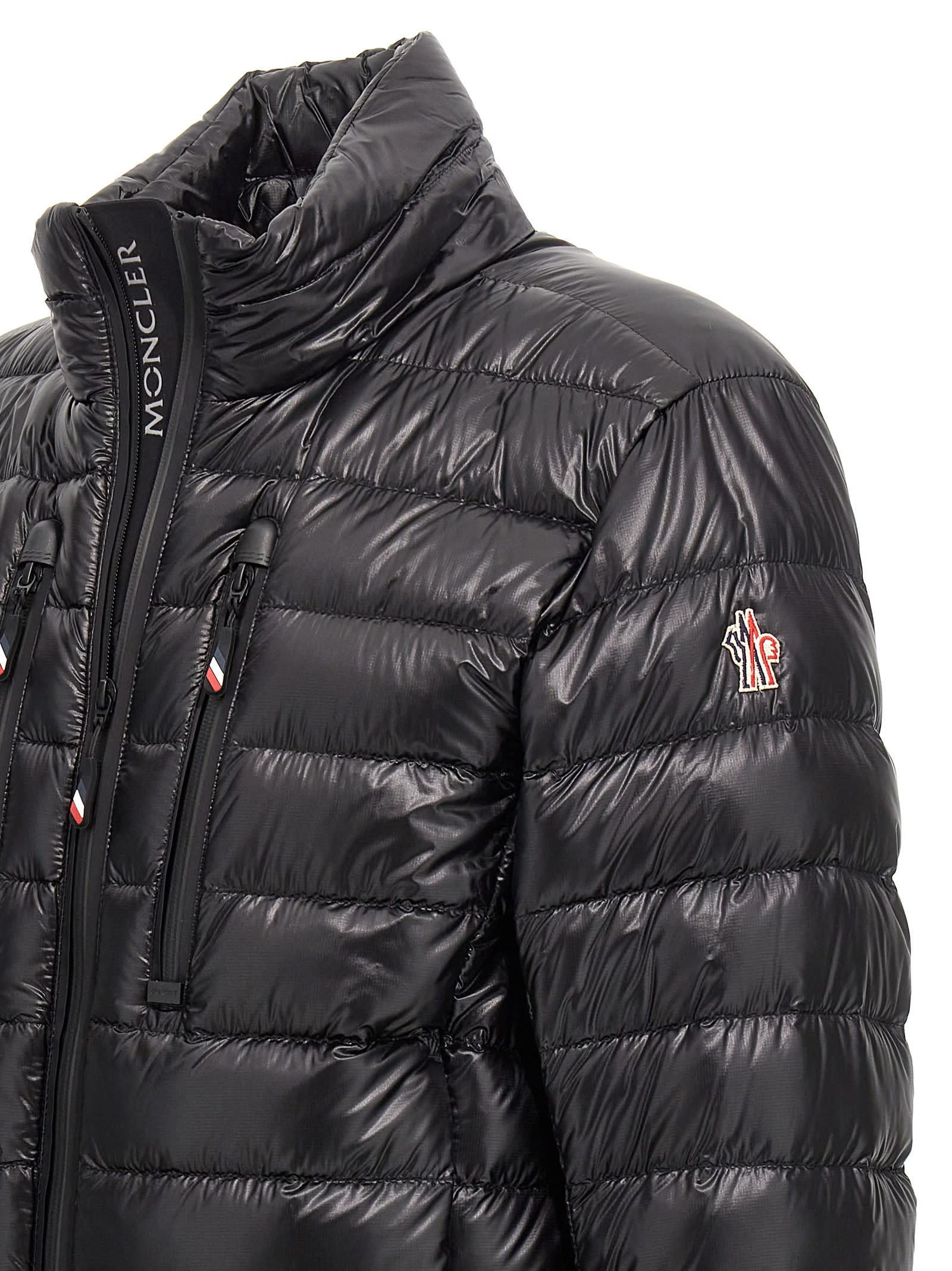 Shop Moncler Hers Down Jacket In Black