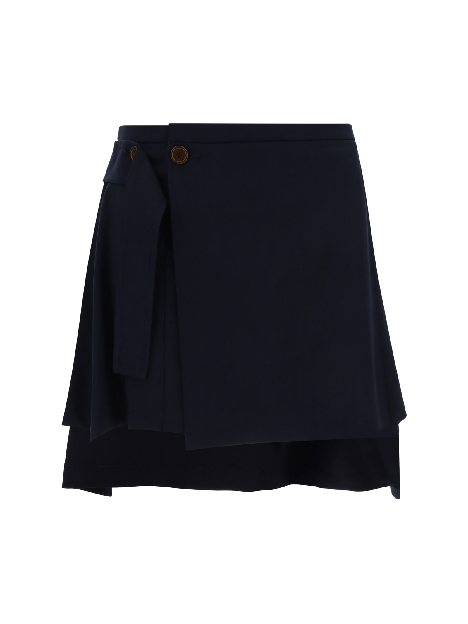 Vivienne Westwood Meghan Kilt Mini Skirt In Navy