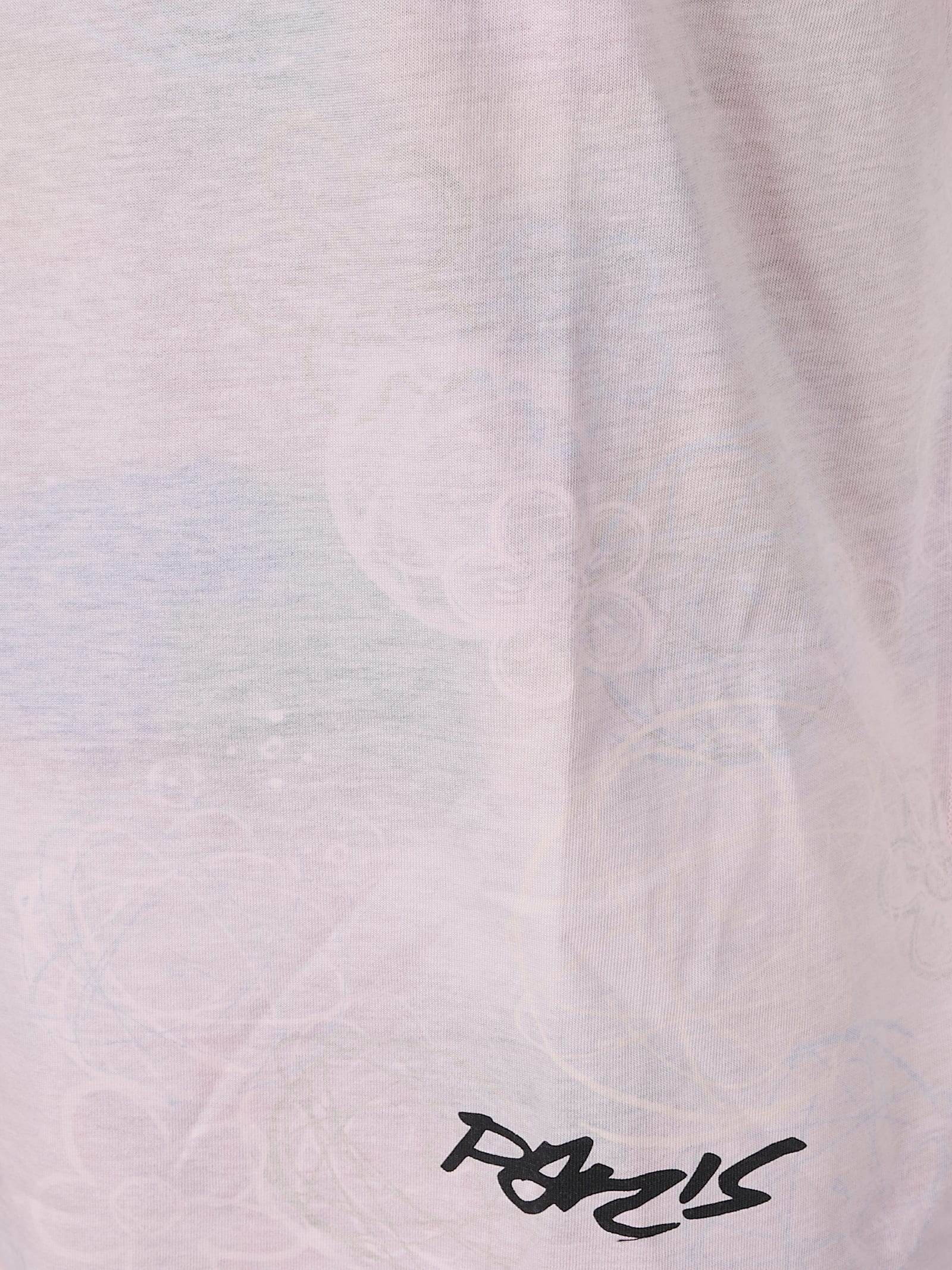 Kenzo Graphic Crew Neck T-shirt In Pink