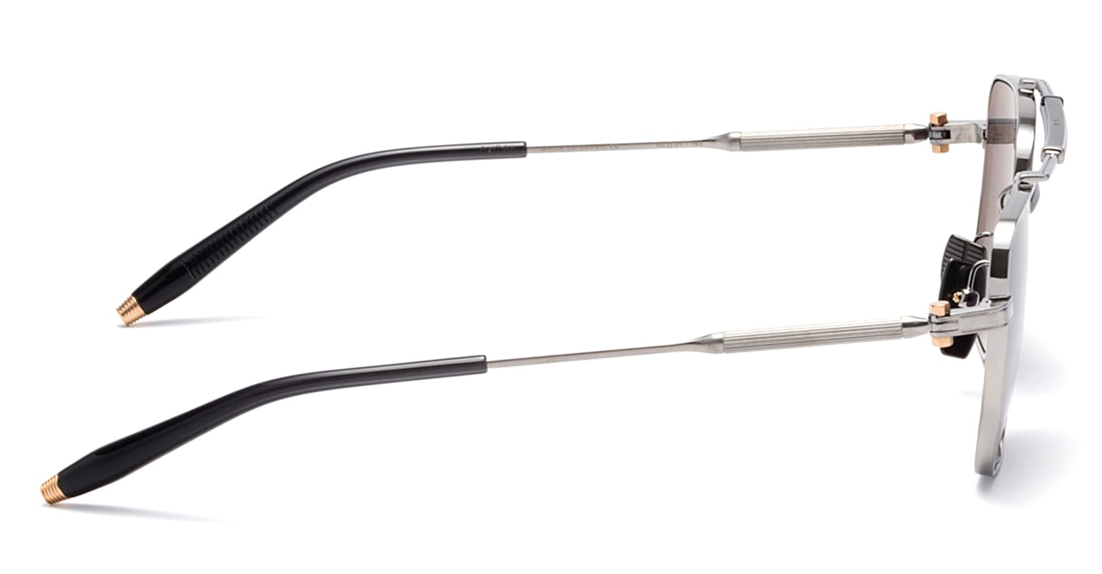 Akoni Europa Square-frame Sunglasses In Metallic