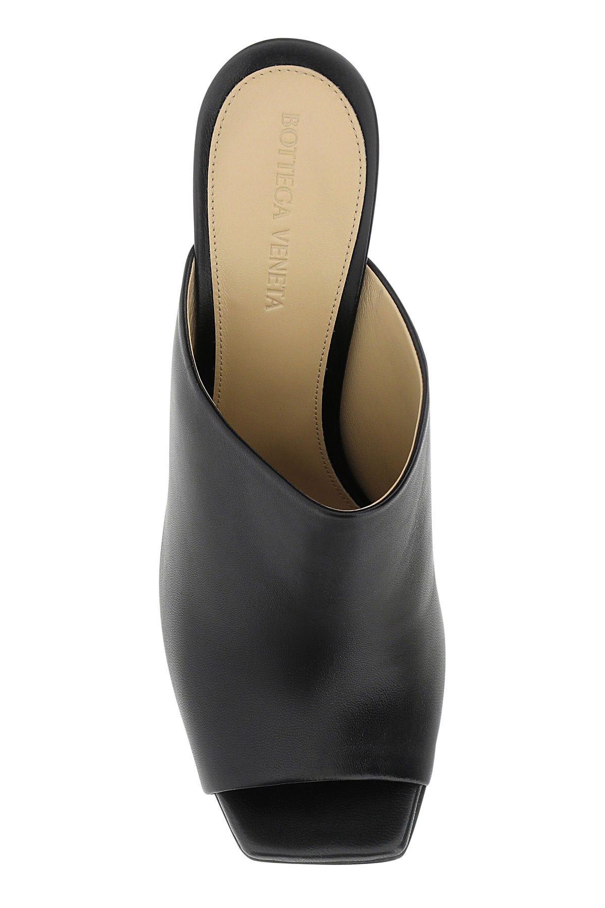 Shop Bottega Veneta Canalazzo Sandals In Black