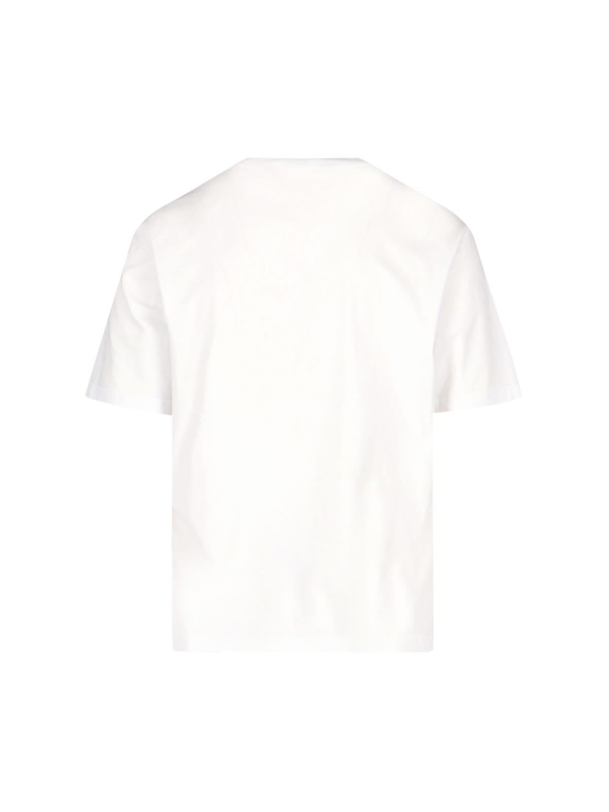 Shop Palm Angels Logo T-shirt In White