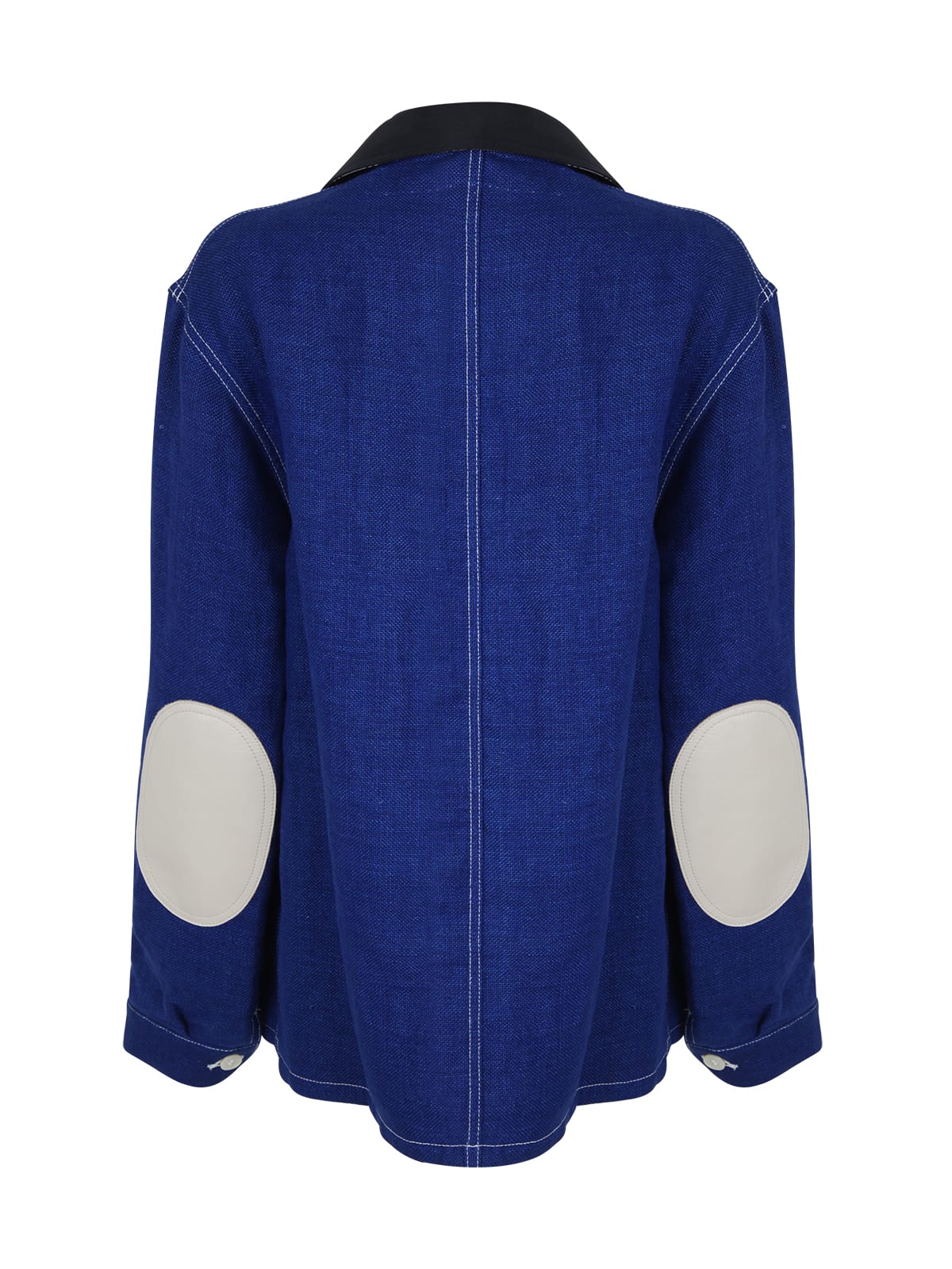 Shop Junya Watanabe Men`s Jacket In Blue X Off Whi