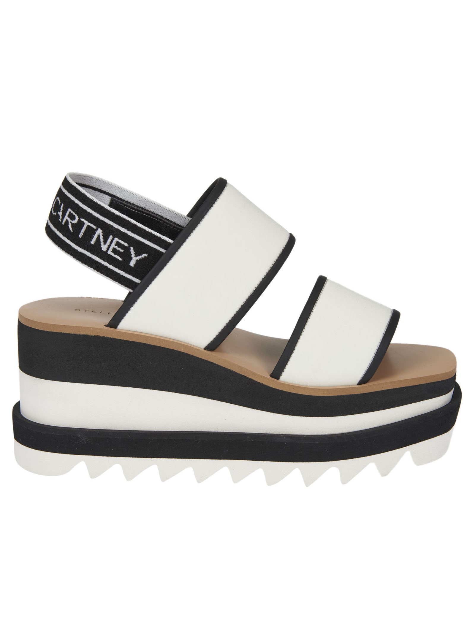 STELLA MCCARTNEY SLINGBACK LOGO SANDALS,11230903