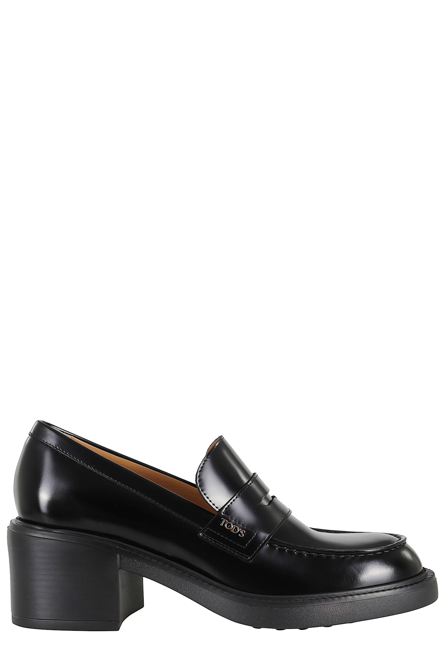 Tod's Scarpa Donna Sotto Cav.tomaia Pelle F.do Gomma In Black