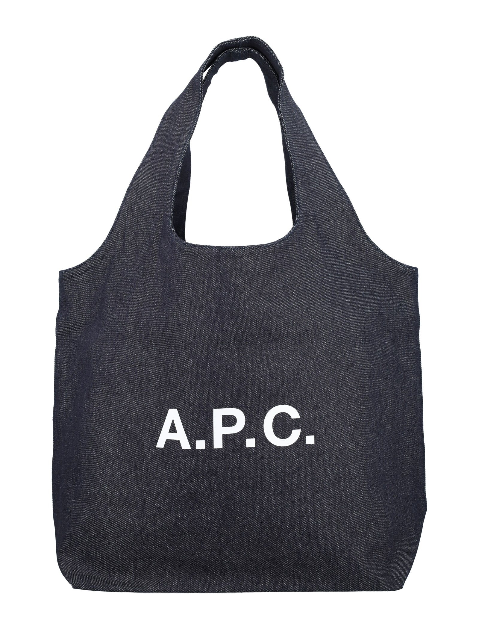 Shop Apc Ninon Tote Bag In Indigo