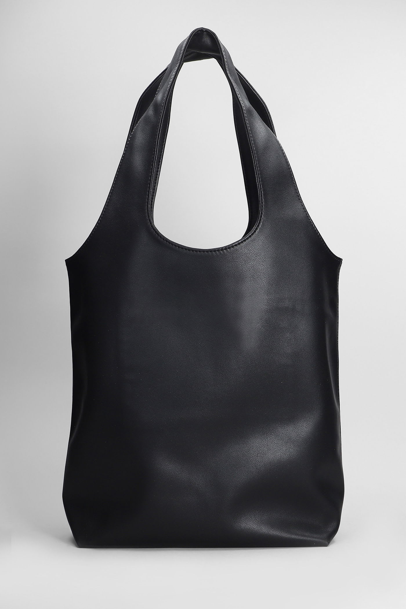 Apc Ninon Small Shoulder Bag In Black Polyuretan In Black