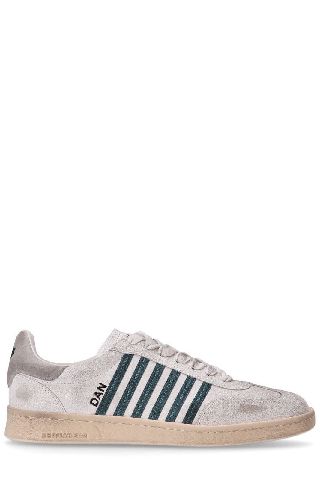 Shop Dsquared2 Boxer Vintage Low-top Sneakers In White