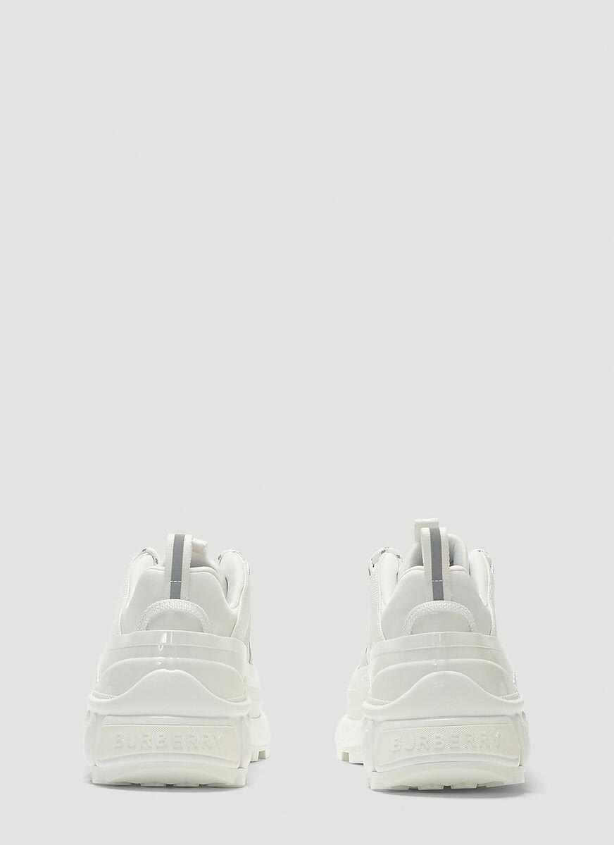 Shop Burberry Arthur Low-top Sneakers In White