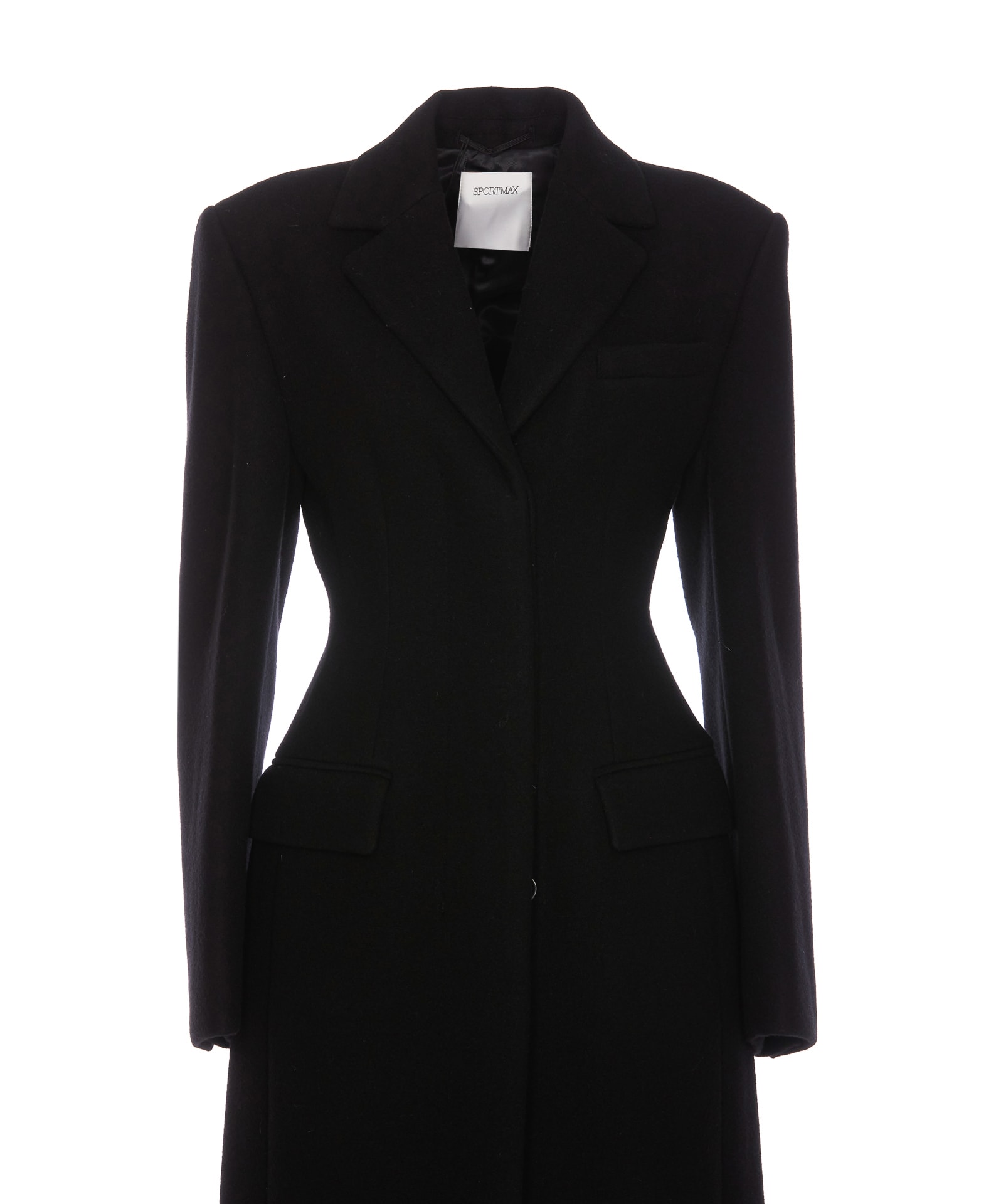 Shop Sportmax Arabia Coat In Black