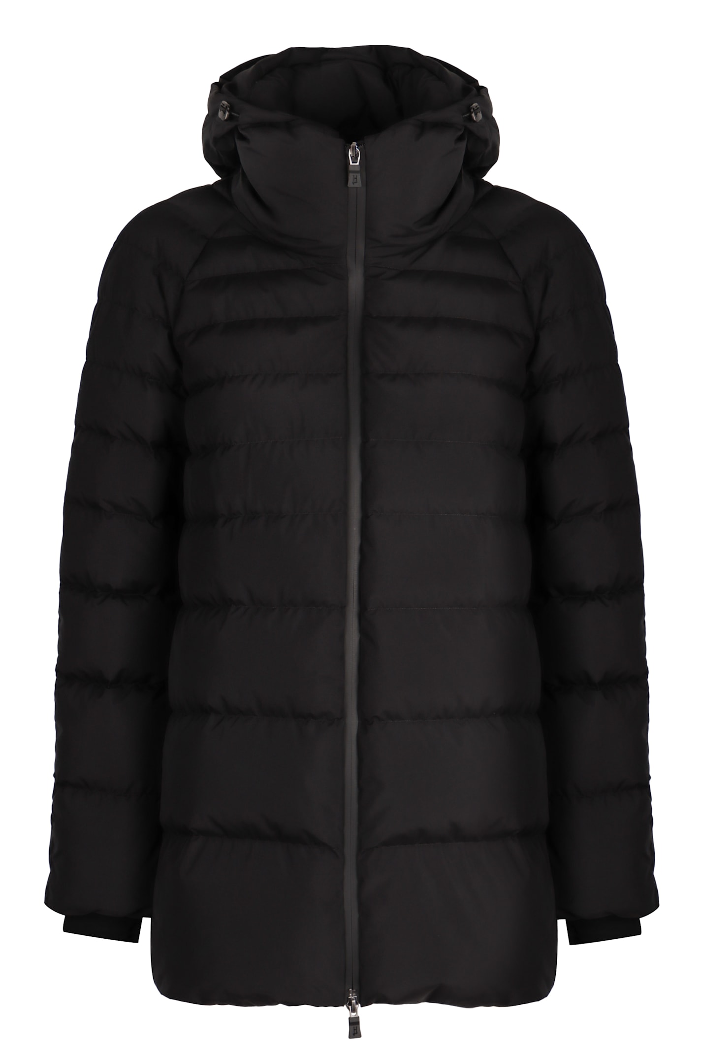 HERNO HOODED FULL-ZIP DOWN JACKET 