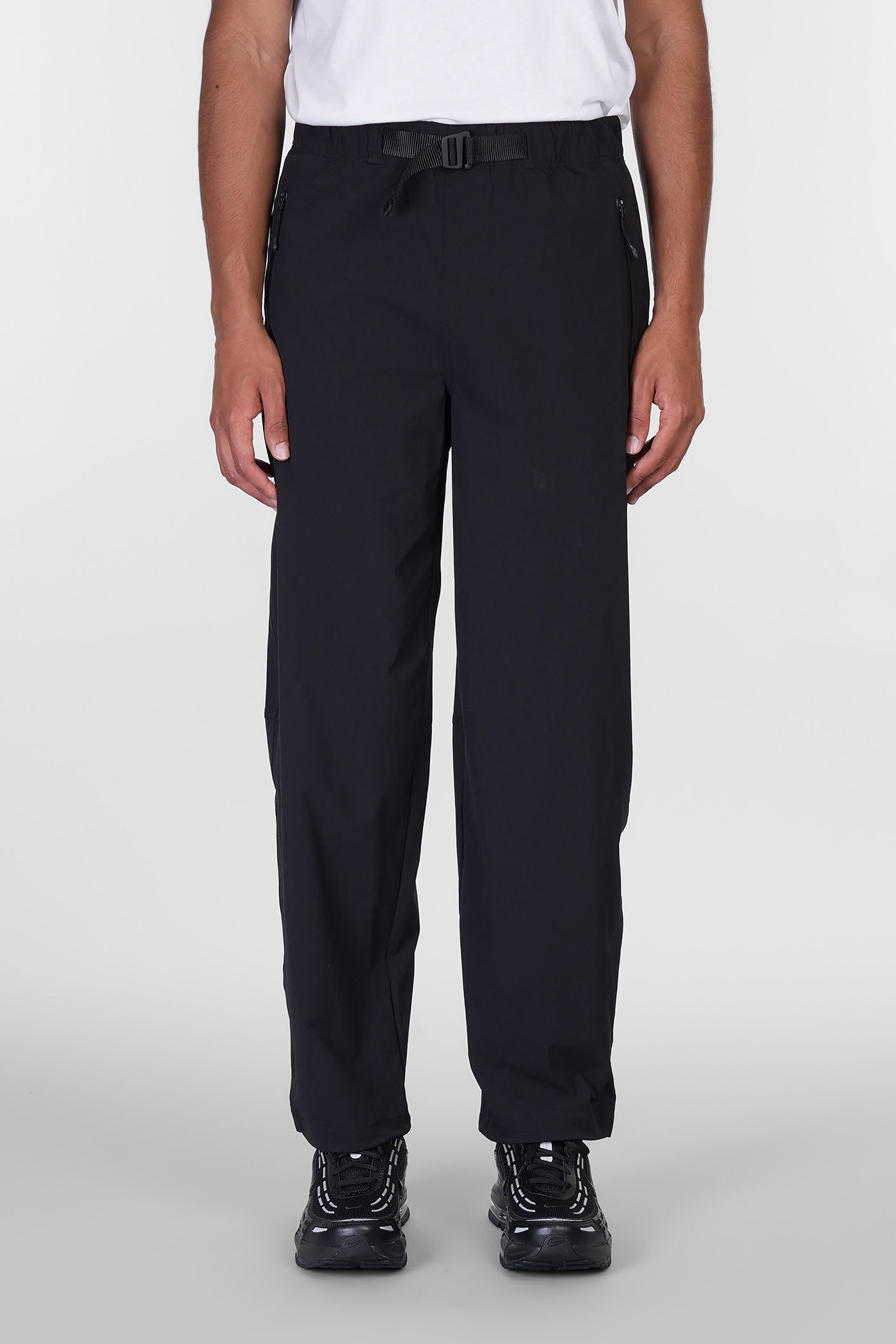 North Dome Wind Pant Pants In Black Nylon